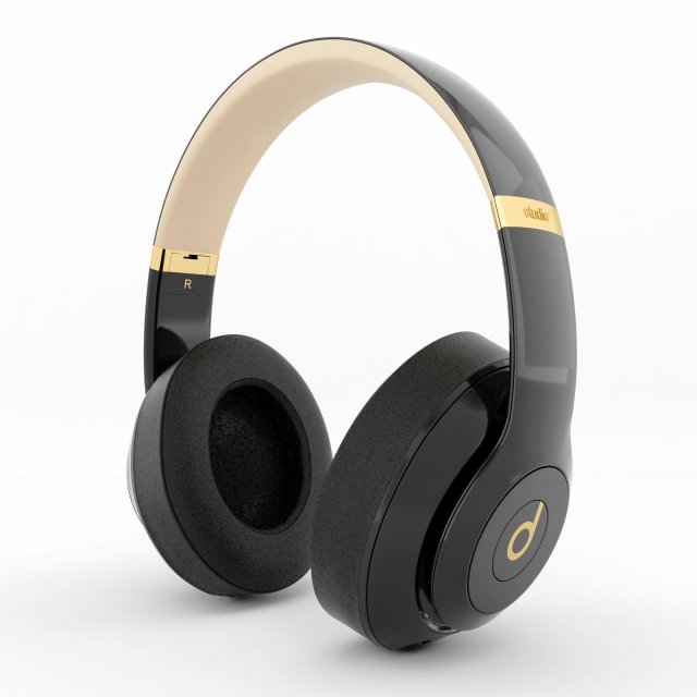 headphones beats studio 3D 모델 .c4d .max .obj .3ds .fbx .stl .blend 