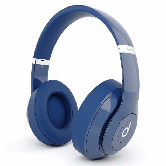 headphones beats studio 3 3D Model in Audio 3DExport