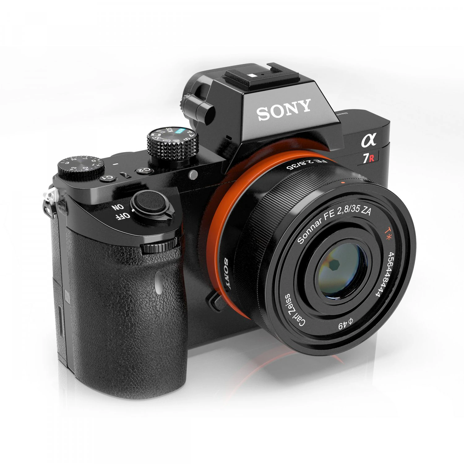 sony a7rii 3D Model .c4d .max .obj .3ds .fbx .stl .blend 