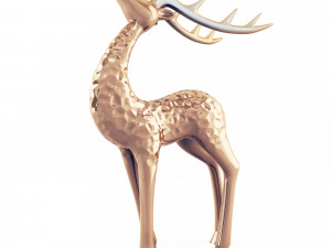 deer statuette 3D 模型