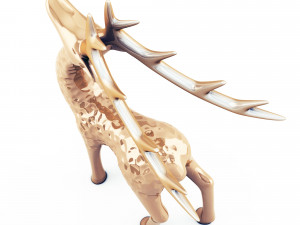 deer statuette 3D 模型