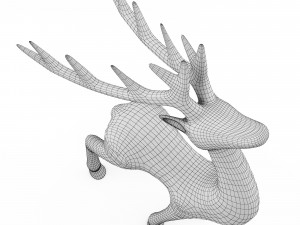 deer statuette 3D 模型