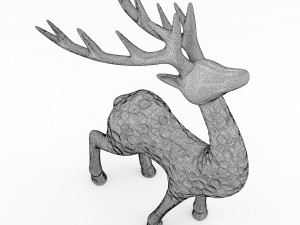 deer statuette 3D 模型