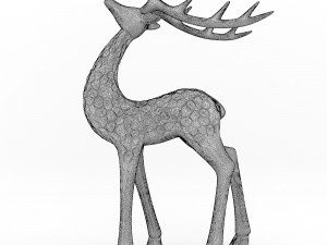 deer statuette 3D 模型