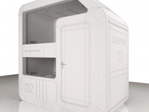 Schlafbox 3D Modell