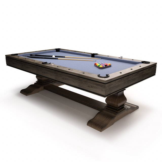 pool table Model 3D .c4d .max .obj .3ds .fbx .stl .blend 