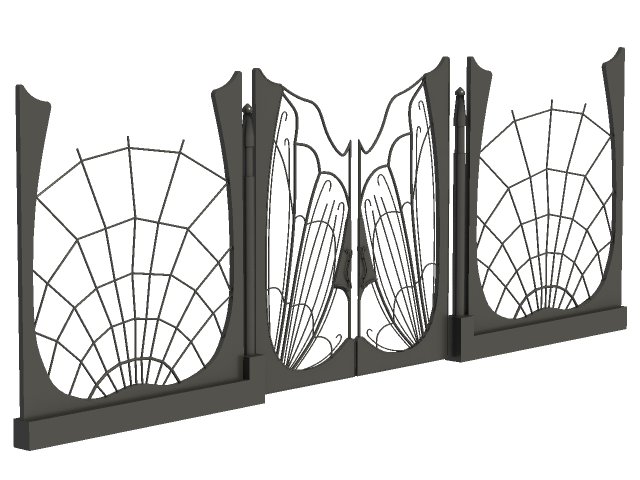 gate 3D Model .c4d .max .obj .3ds .fbx .stl .blend 