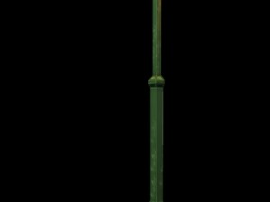lamp post game object Modèle 3D