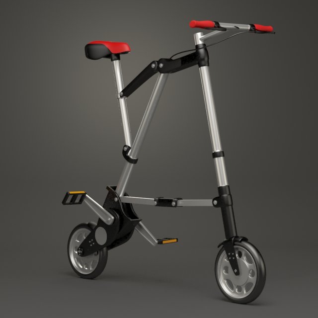 abike 3D Модель .c4d .max .obj .3ds .fbx .stl .blend 