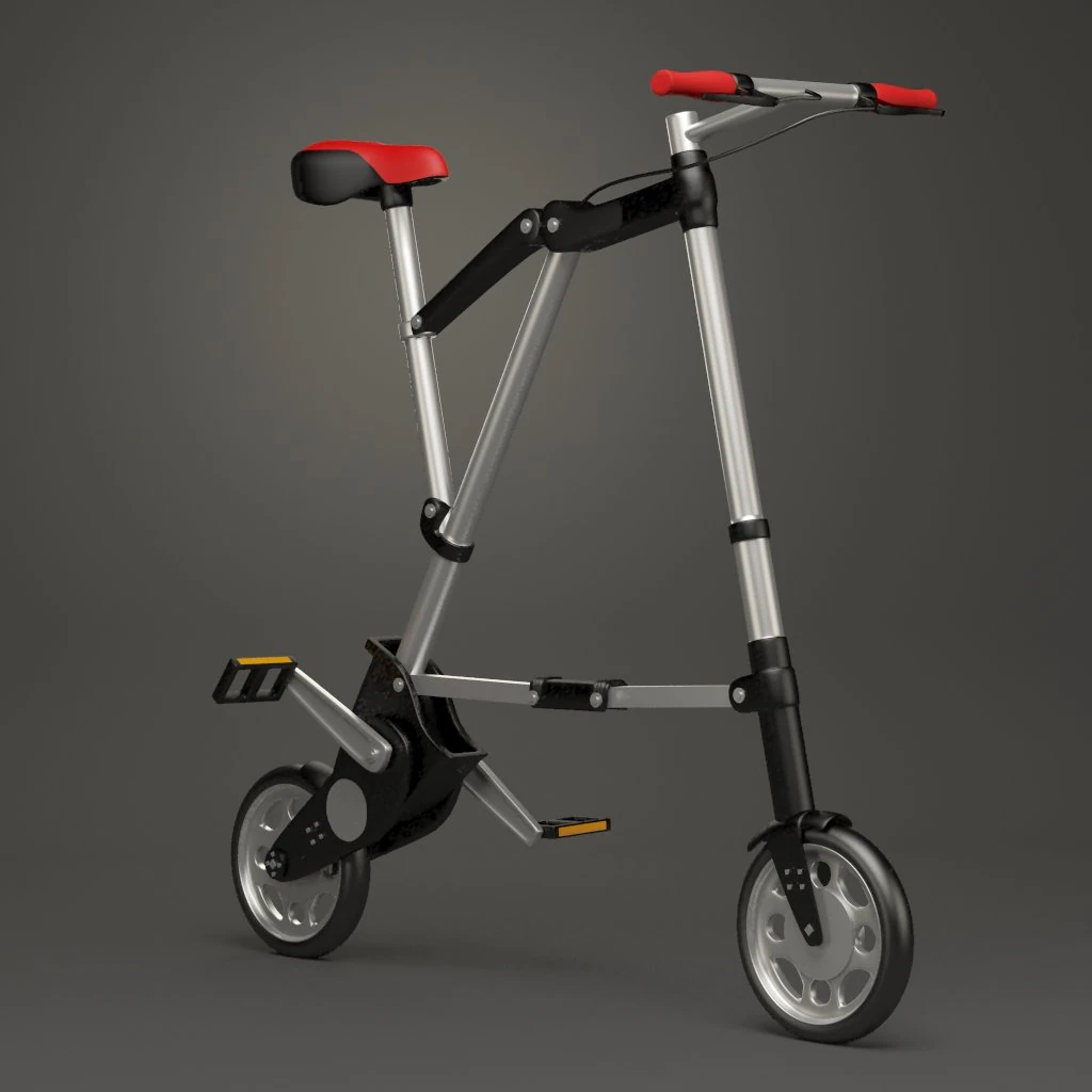 abike 3D Model .c4d .max .obj .3ds .fbx .stl .blend 