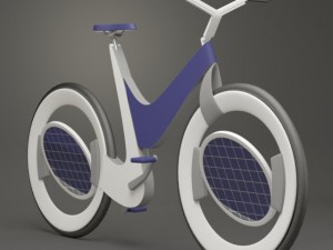 ele solar bike 3D Model
