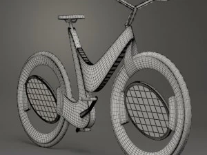 ele solar bike 3D Model