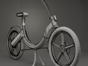 electric bike volkswagen 3D Model