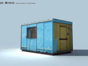 building shed Model 3D