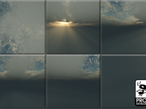 boulder sunset skybox CG Tekstury