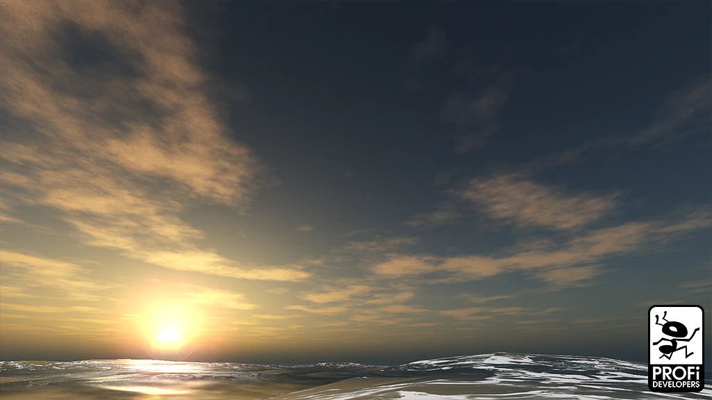 classical sunset skybox CG Textures .c4d .max .obj .3ds .fbx .stl .blend 