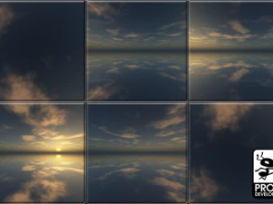 classical sunset skybox CG Textures