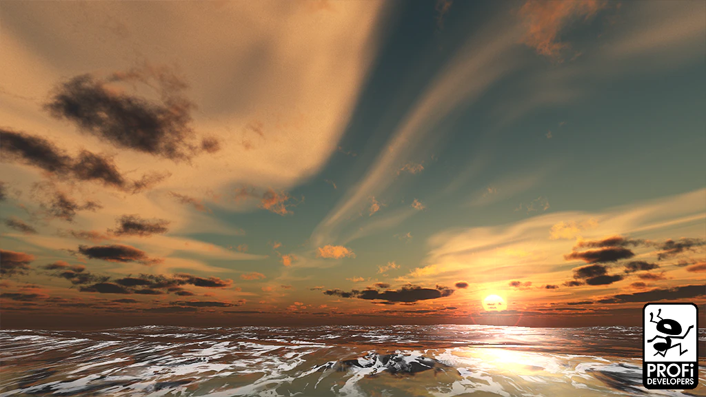 cool cloud sunset skybox CG Textures .c4d .max .obj .3ds .fbx .stl .blend 