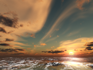 cool cloud sunset skybox CG Textures