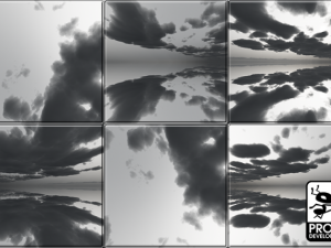 dark cloudy day skybox Texturas CG