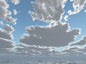 cloudy evening skybox CG Textures