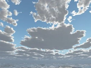 cloudy evening skybox CG Textures