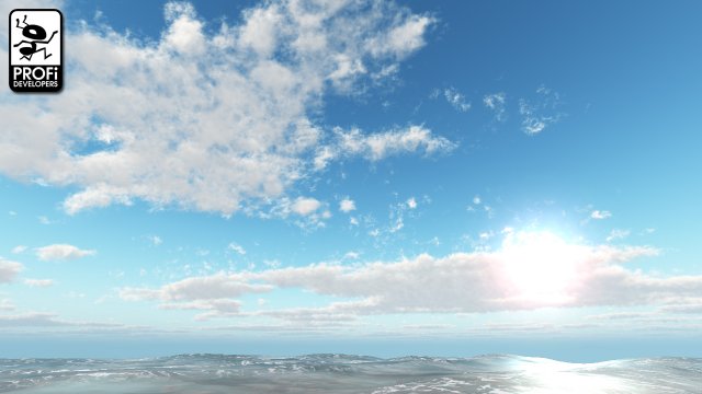 cool spring day skybox CG Textures .c4d .max .obj .3ds .fbx .stl .blend 