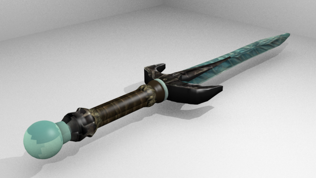 dagger Model 3D .c4d .max .obj .3ds .fbx .stl .blend 