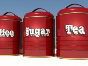 контейнеры для кофе 3D Модель