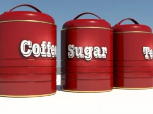 coffee containers 3D Model