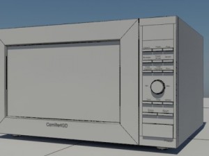 microwave oven 3D मॉडल