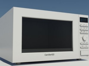 microwave oven 3D मॉडल