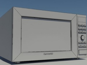microwave oven 3D मॉडल