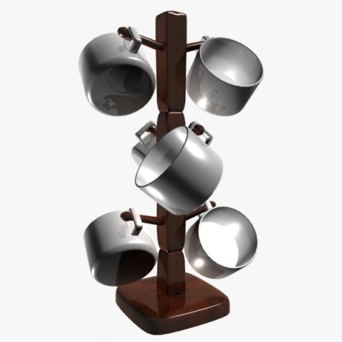 cup holder Modello 3D .c4d .max .obj .3ds .fbx .stl .blend 