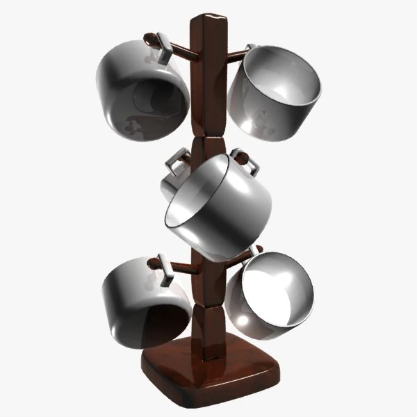 cup holder 3D Model .c4d .max .obj .3ds .fbx .stl .blend 