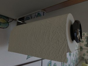 paper towel holder 3D Model
