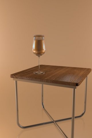 table glass 3D Model .c4d .max .obj .3ds .fbx .stl .blend