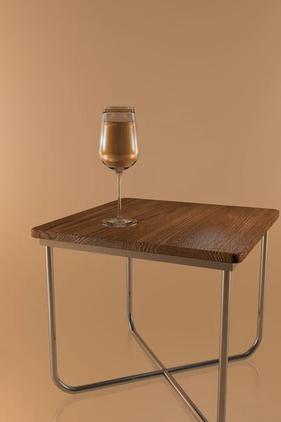 table  glass 3D Model .c4d .max .obj .3ds .fbx .stl .blend 