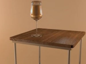 table glass 3D Model
