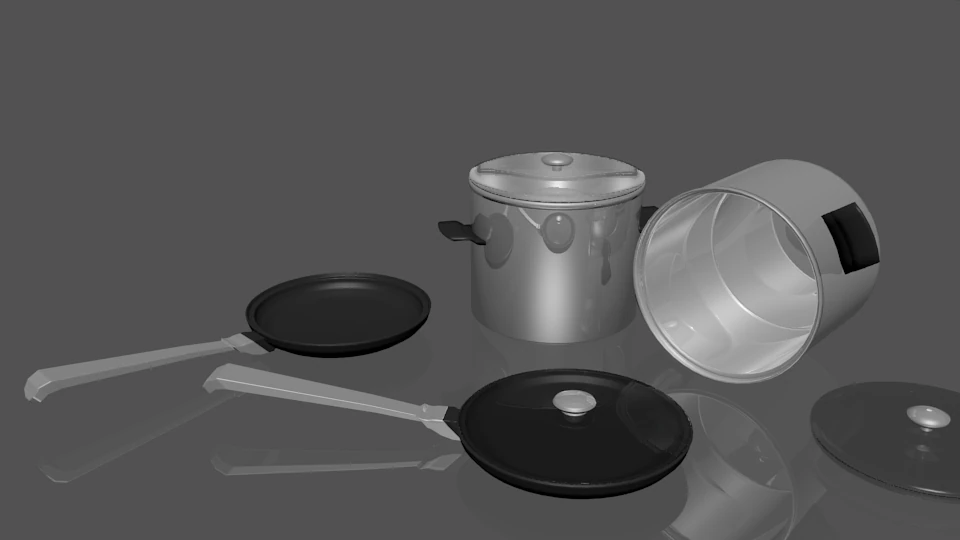 cookware tools 3D Model .c4d .max .obj .3ds .fbx .stl .blend 