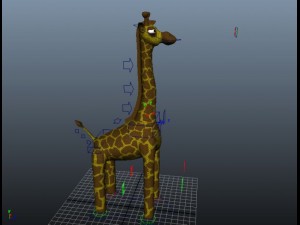 giraffe Model 3D