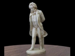 скульптура бетховена 3D Модель