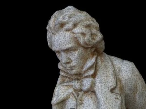 beethoven sculpture 3D Model