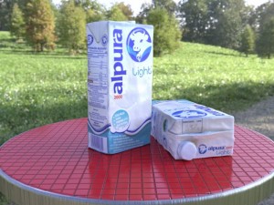 milk box caja de leche alpura Modèle 3D