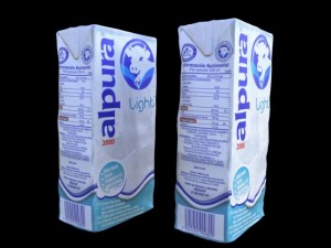 milk box caja de leche alpura 3D Model