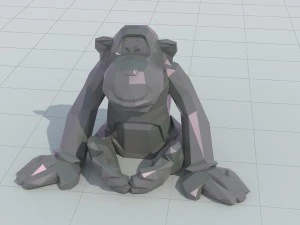 druk 3D małpy Model do druku 3D