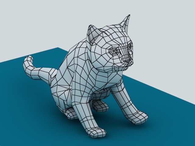 Cat Animated Rigged 3d Model In Cat 3dexport