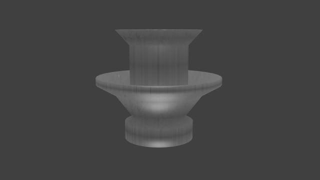 fountain 001 3D Model .c4d .max .obj .3ds .fbx .stl .blend 