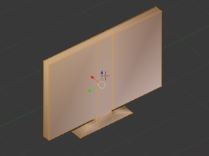 tv 001 low polygon 3D Model