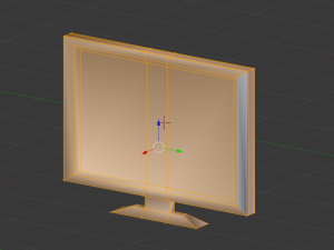 tv 001 low polygon 3D Model